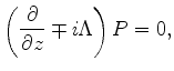 $ P=P(x,y,z,\omega)$