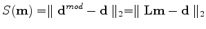 $\displaystyle d^{mod}(\mathbf x_r, \mathbf x_s,\omega) = \sum_{\mathbf x} U_s(\mathbf x_r,\mathbf x,\omega) G(\mathbf x,\mathbf x_r,\omega) \mathbf m(\mathbf x)$