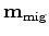 $\displaystyle {\bf m}_{\rm mig} = {\bf L}^{*}{\bf d}_{\rm obs}.$