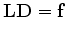 $\displaystyle {\bf L} {\bf D} = {\bf f}$