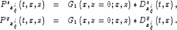 \begin{eqnarray}
\widebar{P^s}_{x_\xi^{i}}\left(t,x,z\right) 
&=& 
G_1\left(x,z=...
 ... 
G_1\left(x,z=0;x,z\right)
\ast
 D^g_{x_\xi^{i}}\left(t,x\right).\end{eqnarray}