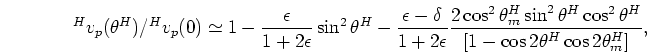 $\sin^2\theta^H$