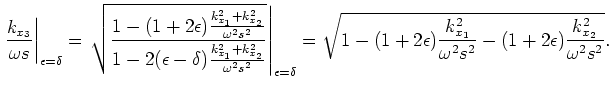 $\displaystyle S_{\xi_3} = \sqrt{1 - A^2 S_{\xi_1}^2 - S_{\xi_2}^2} \approx \sum_{j=1}^{n} \frac{ a_j S_r^2}{1-b_j S_r^2},$