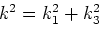 \begin{displaymath}
\rho\omega^2_{\pm} = \frac{1}{2}\left[(c_{11}+c_{55})k^2_{1} + (c_{33}+c_{55})k^2_{3}
\pm R\right],
\end{displaymath}