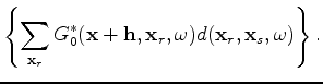 $\displaystyle \Delta S(\mathbf x - \mathbf h,\mathbf x_s,\omega) = -2 \omega^2 ...
...bf x_s,\omega) \Delta s(\mathbf y) G_0(\mathbf x - \mathbf h,\mathbf y,\omega),$