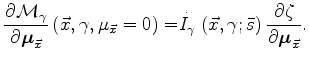 $\displaystyle \left. \frac {\partial {J_{\rm F}}\left({\boldsymbol \mu}_{\vec x...
...bar{{\boldsymbol \mu}}_{\vec x}}, {\bf I}_{\gamma } \right\rangle_{\gamma } =0.$
