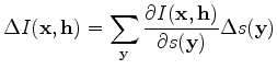$\displaystyle = \sum_{\omega,\mathbf x_s,\mathbf x_r,\mathbf y} \left\lbrace-2 ...
...hbf h,\mathbf x_r,\omega) d(\mathbf x_r,\mathbf x_s,\omega) \Delta s(\mathbf y)$