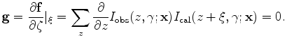 $\displaystyle J(\mathbf s) = \frac{1}{2} \Vert \xi(\gamma,\mathbf x) \Vert ^{2}.$