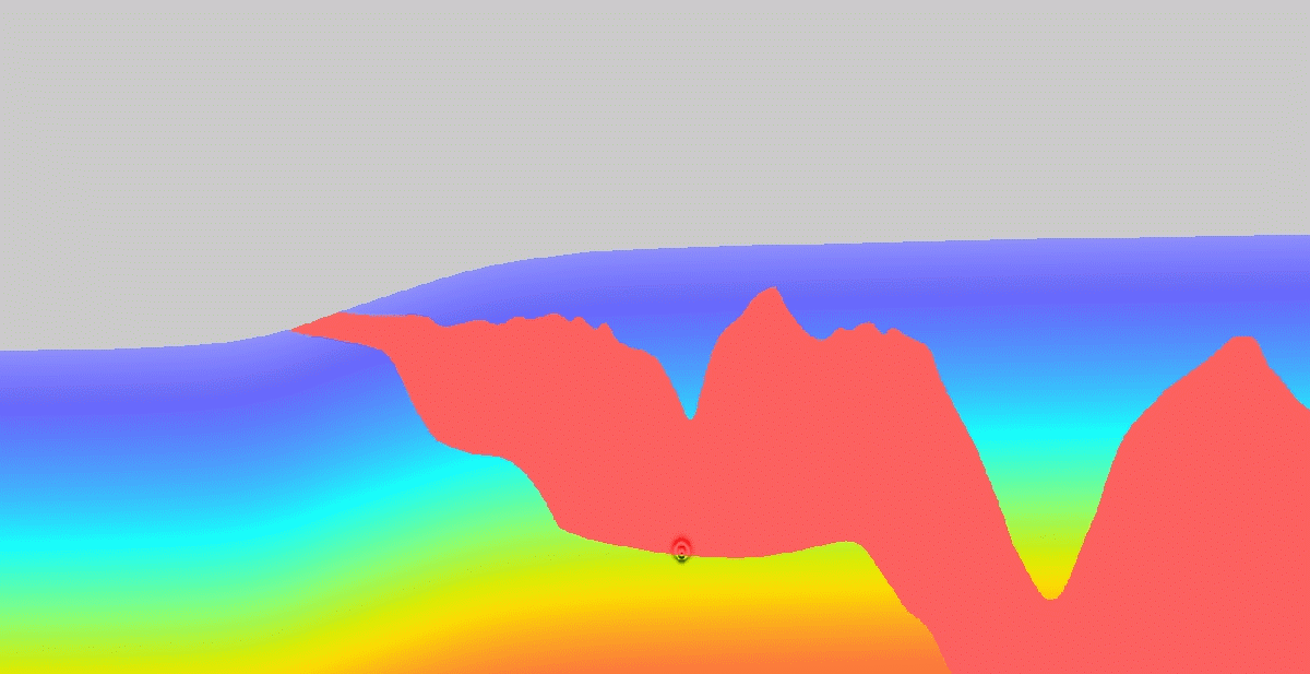Wave propagation through salt