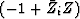 $(-1 + \bar Z_i Z)$