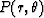 $P(r, \theta)$