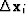 $\Delta \bold x_i$