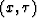 $(x, \tau )$
