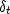 $\delta_t$