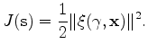 $\displaystyle \nabla J = \left( \frac{\partial \xi}{\partial \mathbf s} \right)^* \xi,$
