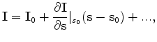 $ \mathbf I_0$