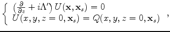 $ D({\bf x},{\bf x}_s)$