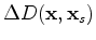 $\displaystyle \sum_{\bf h} \Delta I({\bf x},{\bf h}) {\widehat U}({\bf x}+{\bf h},{\bf x}_s)$