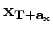 $ {\bf H} \left ({\bf x_{T}}, {\bf x_{T+a_{x}}} \right )$