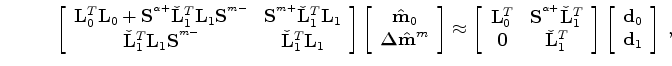$ {\bf\check{L}}_{1}^{T}$