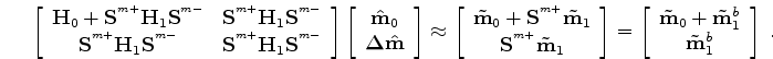 $ {\bf\tilde m}^{b}_{1}$