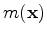 $ \mathbf x$