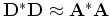 $\displaystyle {\bf S} = {\bf A}^{-1}\left({\bf A}^{*}\right)^{-1}.$