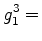 $\displaystyle g^3_1=$