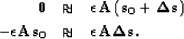 \begin{eqnarray}
\bf 0&\approx&\epsilon \bf A\left( {\bf s_0} + \bf \Delta s\rig...
 ...mber
-\epsilon \bf A{\bf s_0} &\approx&\epsilon \bf A\bf \Delta s.\end{eqnarray}