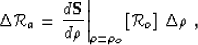 \begin{displaymath}
\Delta \mathcal R_a= \left. \frac{d{\bf S}}{d\r} \right\vert _{\r=\r_o} \left[\mathcal R_o\right]\; \Delta \r\;,\end{displaymath}