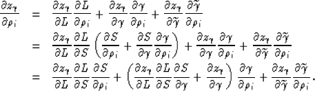 \begin{eqnarray}
\frac{\partial z_\gamma}{\partial \rho_{i}}
&=&
\frac{\partial ...
 ...de{\gamma}}
\frac{\partial \widetilde{\gamma}}{\partial \rho_{i}}.\end{eqnarray}