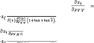 \begin{displaymath}
\frac{\partial \Delta z_{\rm RMO}}{\partial \rho_V}
=

z_\xi
\tan \gamma\tan \widetilde{\gamma}.\end{displaymath}