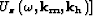 $U_{z} \left (\omega,{\bf k_m},{\bf k_h} \right )]$