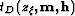 $t_D(z_\xi,{\bf {m}},{\bf {h}})$