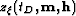 $z_\xi(t_D,{\bf {m}},{\bf {h}})$