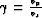 $\gamma=\frac{v_p}{v_s}$
