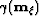 $\gamma({\bf m_{\xi}})$