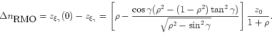 \begin{displaymath}
z(q,\gamma)=z_0+q\;g(\gamma).
\end{displaymath}