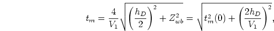 $Z_{wb}=\frac{V_1t_m(0)}{4}$