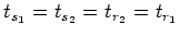 $\tilde{t}_{s_2}=t_{s_2}$