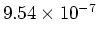 $9.54\times10^{-7}$