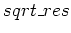$sqrt\_res$