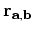 $\bf r_{a,a}$