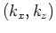 $(k_x,k_z)$