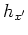 $h_{x^\prime}$