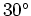 $30^\circ$
