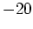 $-20$