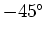 $45^\circ$