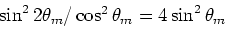 \begin{displaymath}
\rho v^2_{sv}(\theta) \simeq c_{44} + (c_{11}-c_{44})\zeta_m...
...a_m\sin^2\theta\cos^2\theta}{[1 - \cos2\theta_m\cos2\theta]}.
\end{displaymath}