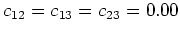 $c_{44} = c_{55} = c_{66} = 6.875$